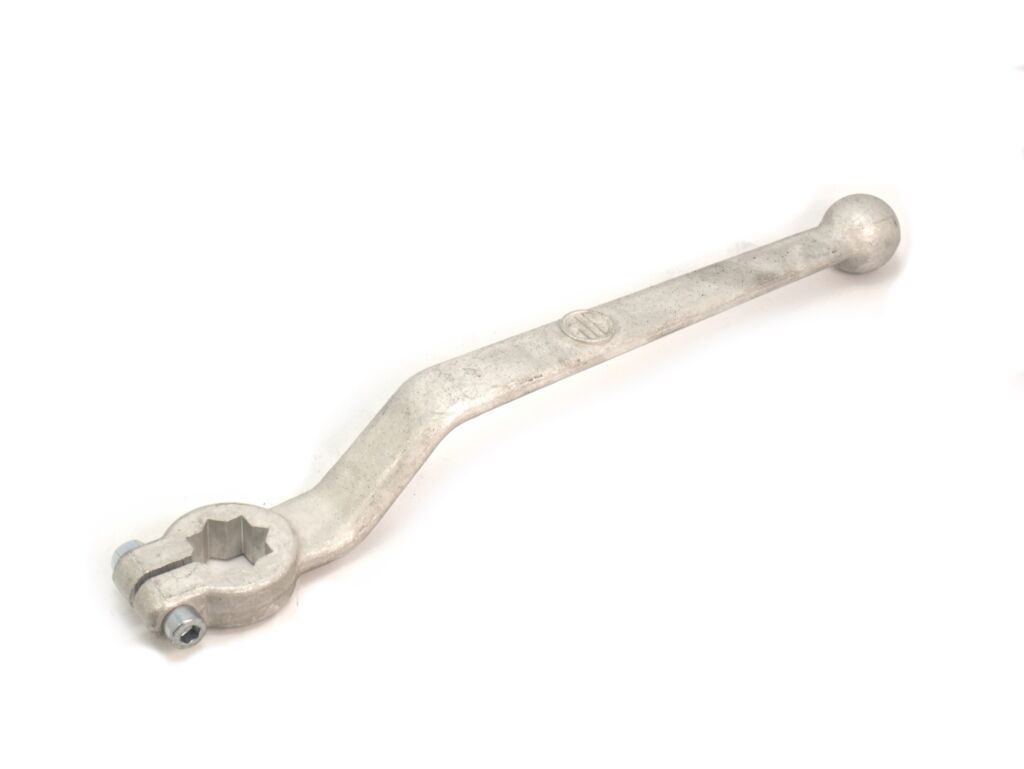 Hand lever for cranked aluminium ball valve | Feldbinder ...