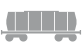 Liquid tank rail wagons
